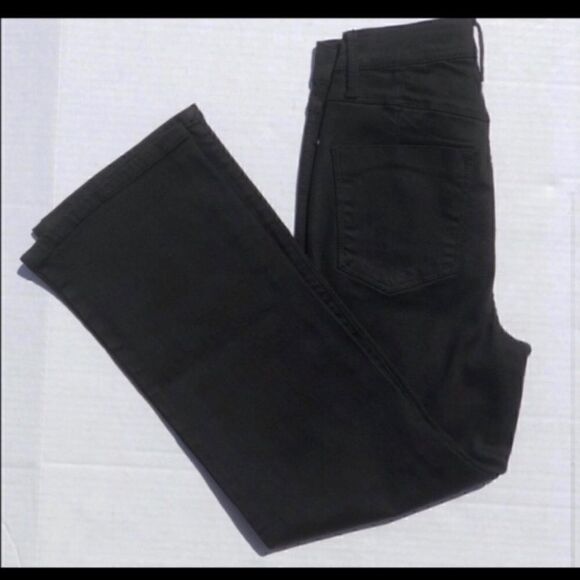 BEBE BLACK CLEAN SUPER HIGH RISE CROP JEAN 27 - Picture 5 of 6